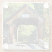 ニューハンプシャースクアームブリッジコースター ガラスコースター (裏面)