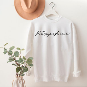 ニューハンプシャースクリプト州ウィメンズスウェットシャツ スウェットシャツ