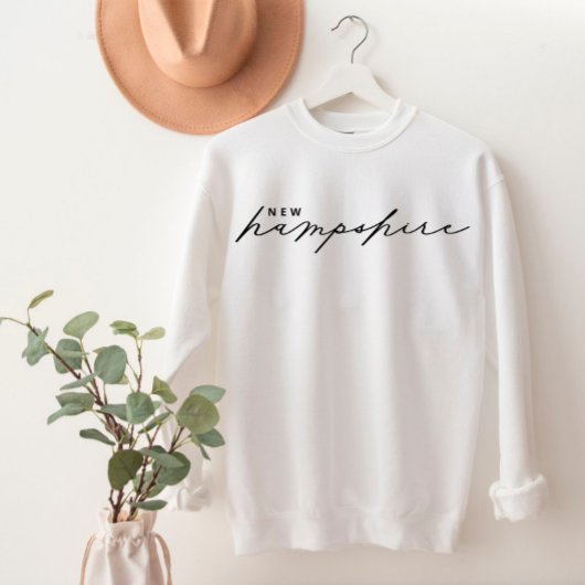 ニューハンプシャースクリプト州ウィメンズスウェットシャツ スウェットシャツ