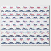 ニューハンプシャースターズアンドストライプズ州 ラッピングペーパー (フラット)