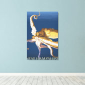 ニューハンプシャータコ キャンバスプリント (インサイチュ (ウッドフロア))