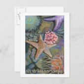 ニューハンプシャーティデプールシーン ポストカード (正面/裏面)
