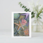 ニューハンプシャーティデプールシーン ポストカード (スタンド正面)