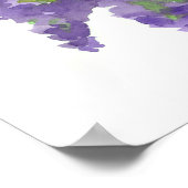 ニューハンプシャーバードパープルフィンチライラック ポスター (角)