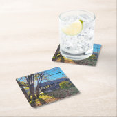 ニューハンプシャーパークブリッジ スクエアペーパーコースター (インサイチュ)