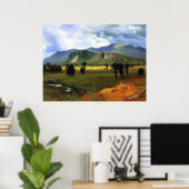 ニューハンプシャービエルシュタット環濠山 ポスター (ホームオフィス)