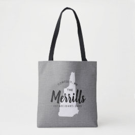 ニューハンプシャーファミリーモノグラム州トートバッグ トートバッグ