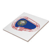 ニューハンプシャーフラッグ登山カラビナー タイル (側面)