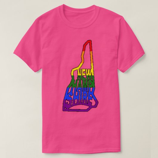 ニューハンプシャープライド Tシャツ (デザイン正面)