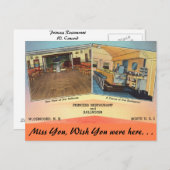 ニューハンプシャープリンセスレストランコンコード ポストカード (正面/裏面)