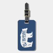 ニューハンプシャーベア ラゲッジタグ (正面縦)