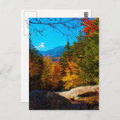 ニューハンプシャーホワイトマウンテンズオータムシーン2013 ポストカード (正面/裏面)