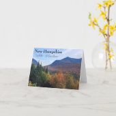 ニューハンプシャーホワイトマウンテンズ2 カード (黄色い花)