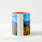 ニューハンプシャーホワイト山脈 ツートーンマグカップ (中央)