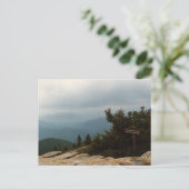 ニューハンプシャーマウンテンポストカードに署名 ポストカード (スタンド正面)