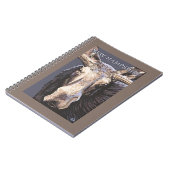 ニューハンプシャームースアップクローズ ノートブック (左側)