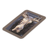 ニューハンプシャームースアップクローズ マグネット (左側)