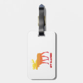 ニューハンプシャームース ラゲッジタグ (裏面縦)