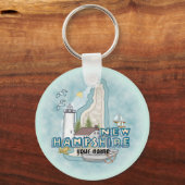 ニューハンプシャーライトハウスキーチェーン キーホルダー (正面)