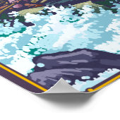 ニューハンプシャーリバーラフティングシーン ポスター (角)