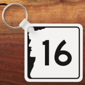 ニューハンプシャールート16 キーホルダー (正面)