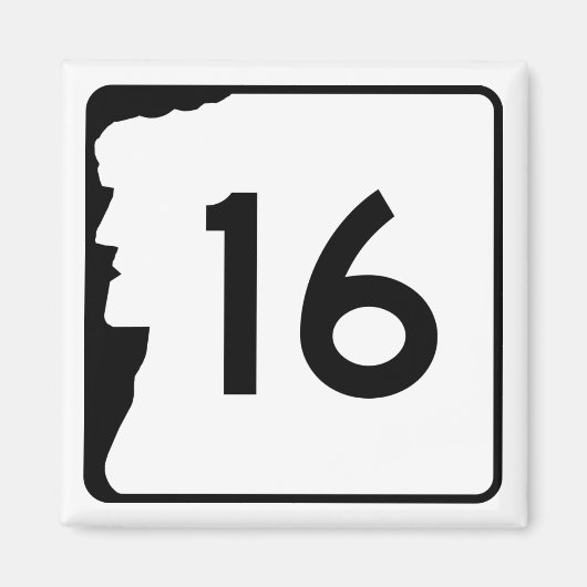 ニューハンプシャールート16 マグネット (正面)