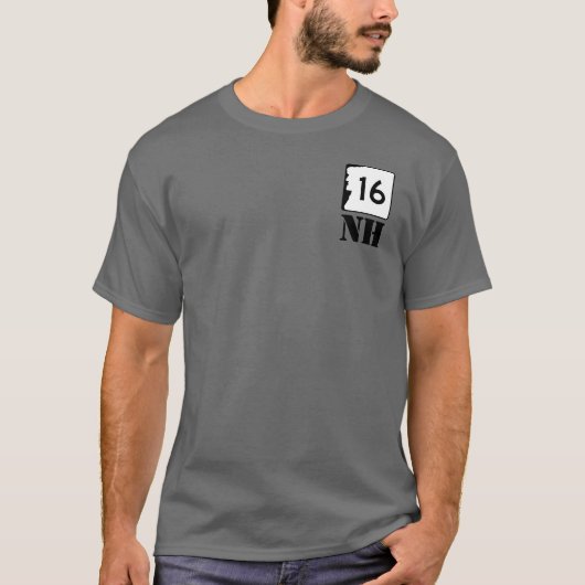 ニューハンプシャールート16 Tシャツ (正面)