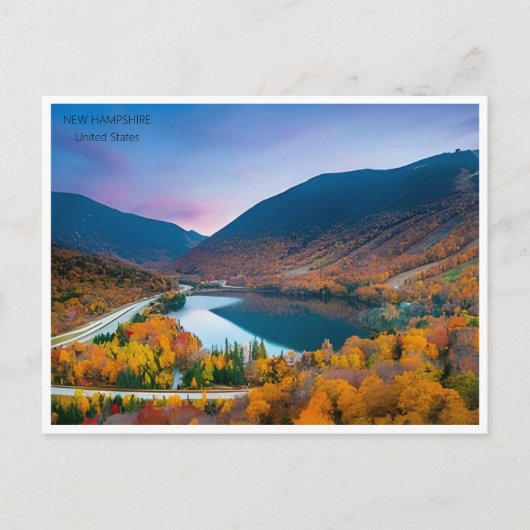 ニューハンプシャーヴィンテージトラベルアメリカハガキ ポストカード (正面)