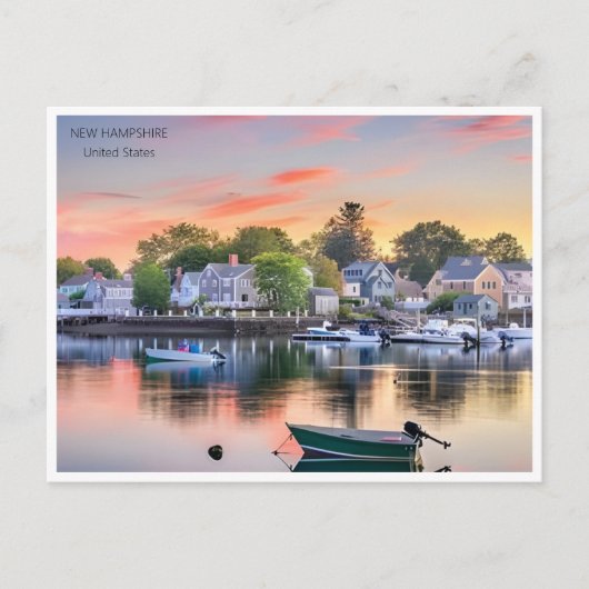 ニューハンプシャーヴィンテージトラベルアメリカ ポストカード (正面)