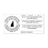 ニューハンプシャー公証人公式ACKスタンプ セルフインキングスタンプ (デザイン)