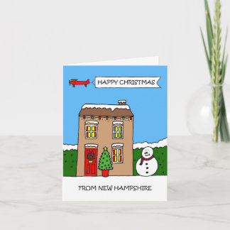 ニューハンプシャー州からのメリークリスマス カード