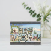 ニューハンプシャー州からの挨拶ヴィンテージ ポストカード (スタンド正面)