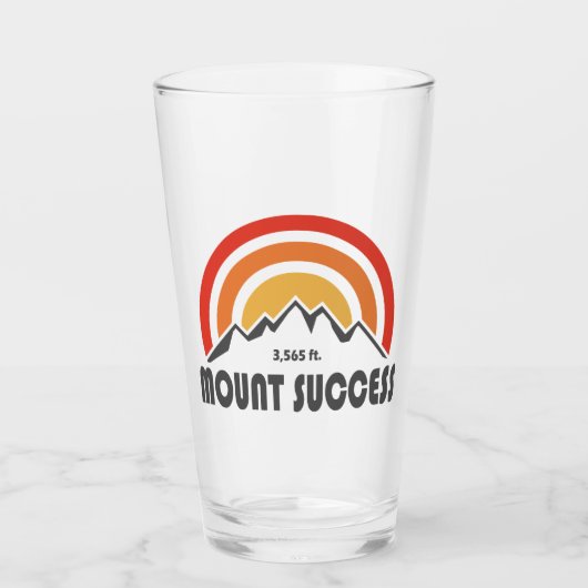 ニューハンプシャー州のサクセス山 タンブラーグラス (正面)