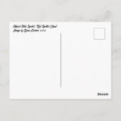 ニューハンプシャー州のシンボル 赤い斑点のニュー特 オレンジ ポストカード (裏面)