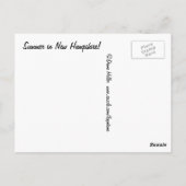 ニューハンプシャー州のトマトサマーポストカード ポストカード (裏面)