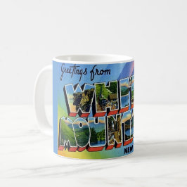  ニューハンプシャー州のホワイトマウンテンズ コーヒーマグカップ