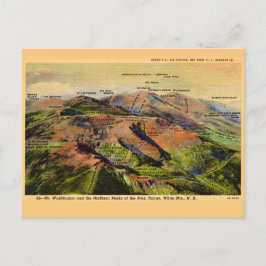 ニューハンプシャー州のホワイトマウンテン ポストカード