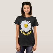 ニューハンプシャー州の休暇 花の草原 デイジーの花びら Tシャツ (正面フル)