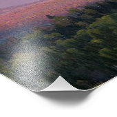 ニューハンプシャー州の夕暮れとワシントン山 フォトプリント (角)