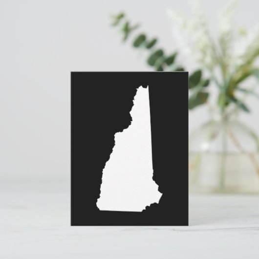 ニューハンプシャー州の引っ越しのお知らせを作成する ポストカード (スタンド正面)