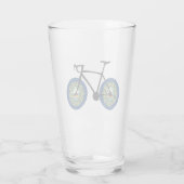 ニューハンプシャー州の旗 自転車 タンブラーグラス (裏面)