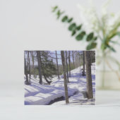 ニューハンプシャー州の樹液バケツ ポストカード (スタンド正面)