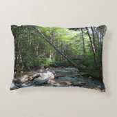 ニューハンプシャー州のPemigewasset River Bridge アクセントクッション (裏面)