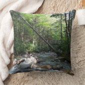 ニューハンプシャー州のPemigewasset River Bridge クッション (ブランケット)