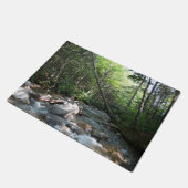 ニューハンプシャー州のPemigewasset River Bridge ドアマット (アングル)