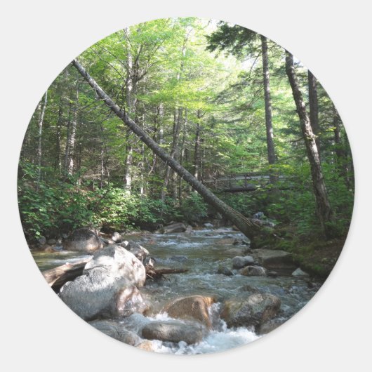 ニューハンプシャー州のPemigewasset River Bridge ラウンドシール (正面)