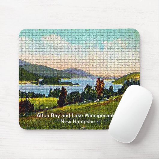 ニューハンプシャー州アルトン・ベイ&レイク・ウィンニペサウキー マウスパッド (マウス)