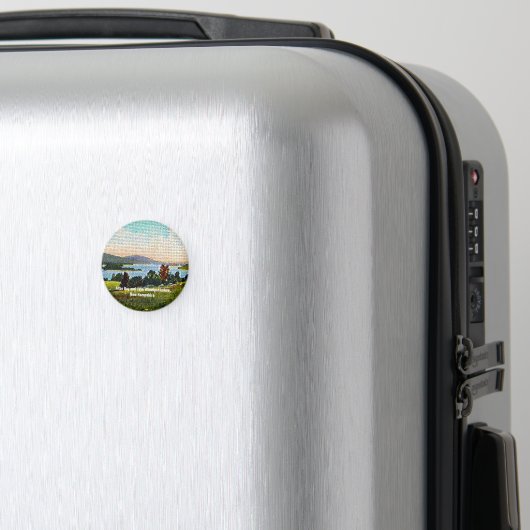 ニューハンプシャー州アルトン・ベイ&レイク・ウィンニペサウキー マグネット (インサイチュ (スーツケース))