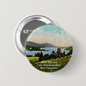 ニューハンプシャー州アルトン・ベイ&レイク・ウィンニペサウキー 缶バッジ (正面&裏面)