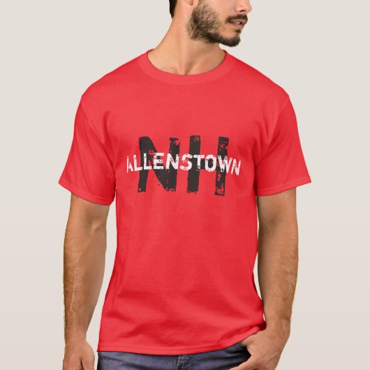 ニューハンプシャー州アレンスタウン#AllenstownNH #NH NH Tシャツ (正面)